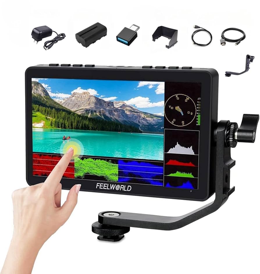 FEELWORLD F5 Pro V4 フィールドモニター Amazon.com : FEELWORLD F5 Pro V4 6 Inch Touch Screen Monitor